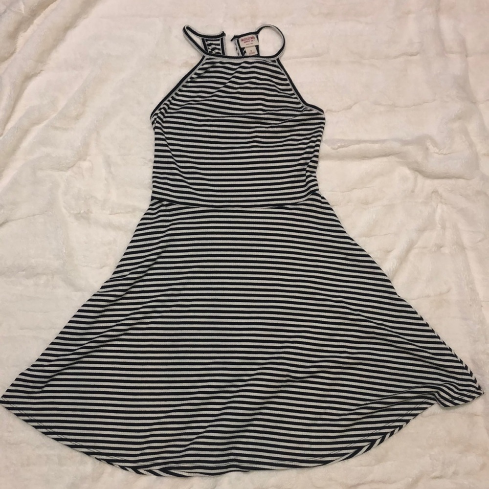 Striped Skater Dress